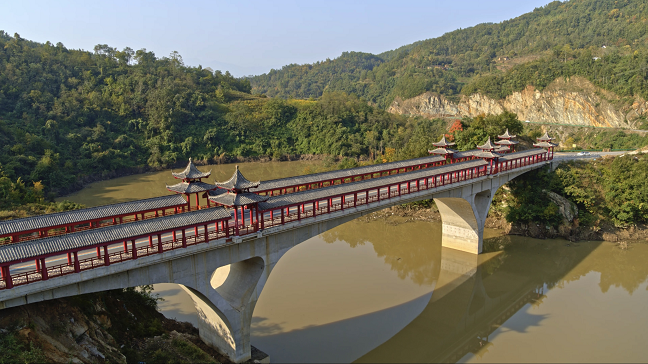 漢陰縣洞河水庫(kù)共同大橋